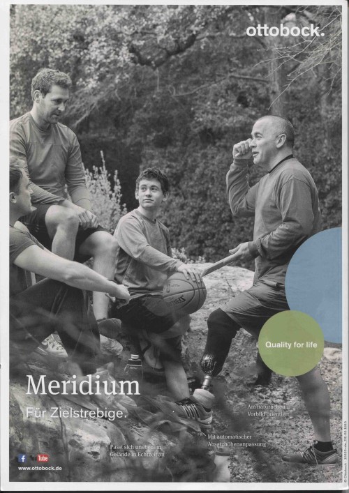 MedTec-Motiv Dezember 2018: Printanzeige ottobock für Meridium