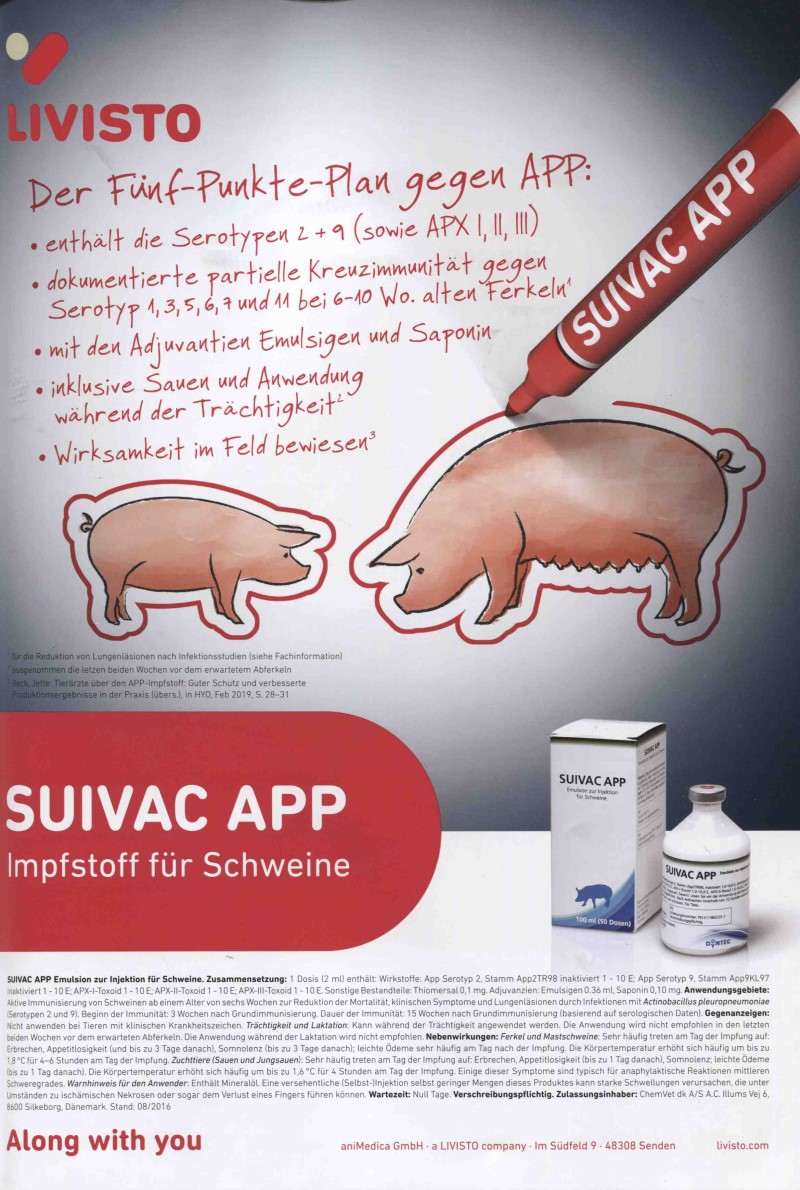 Veterinär-Motiv Februar 2020: LIVISTO für SUIVAC APP