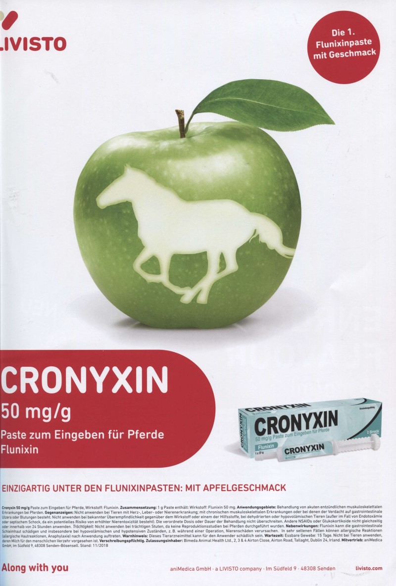 Veterinärmotiv Oktober 2020: LIVISTO für CRONYXIN