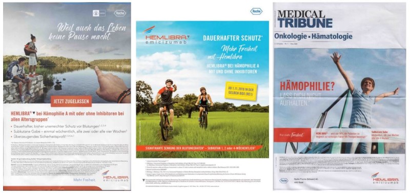 DACH-Werbekampagne für Hemlibra von Roche