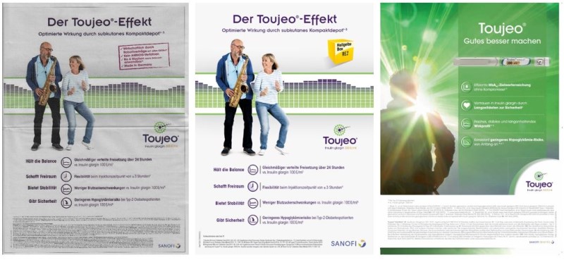 DACH-Werbekampagne für Toujeo von SANOFI