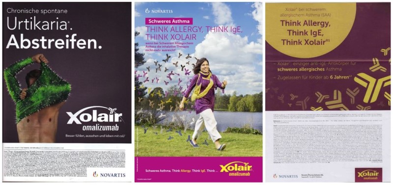 DACH-Werbekampagne für Xolair von NOVARTIS